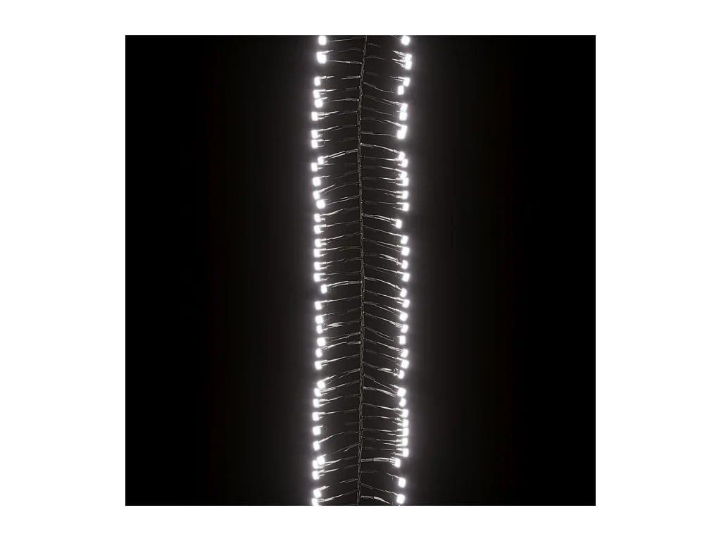 Guirlande lumineuse à LED groupées 3000 LED Blanc froid 23m PVC