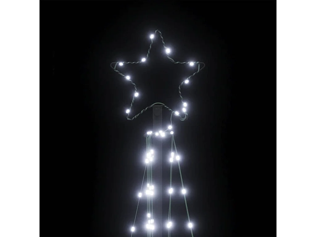 LED-kerstboom 339 LEDs koud wit 187 cm