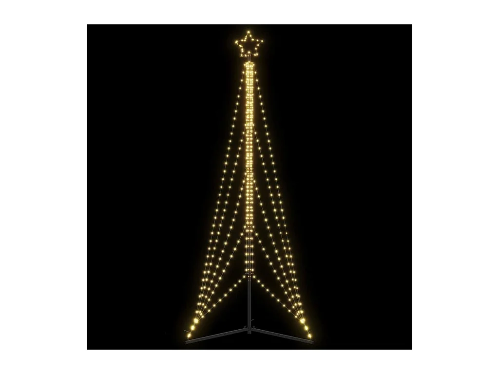 LED Weihnachtsbaum 525 LEDs Warmweiß 302 cm
