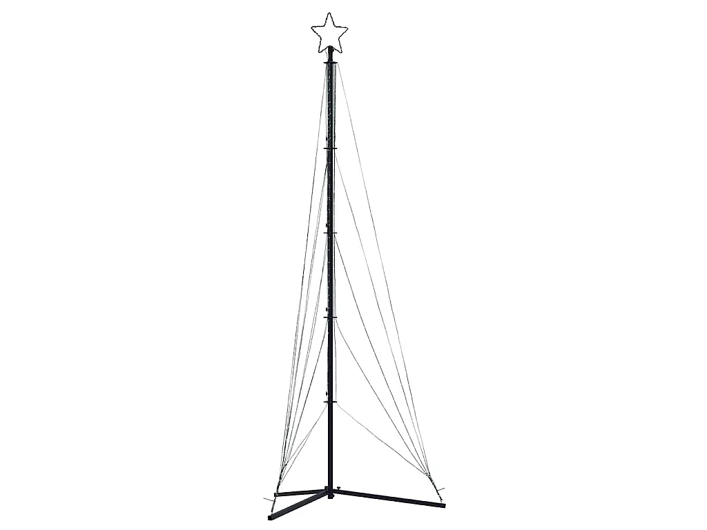 Sapin de Noël à LED 525 LED blanc chaud 302 cm