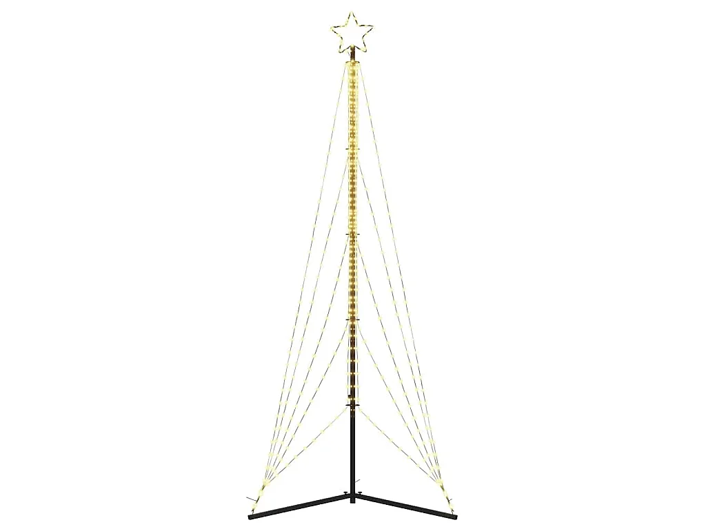 Sapin de Noël à LED 525 LED blanc chaud 302 cm