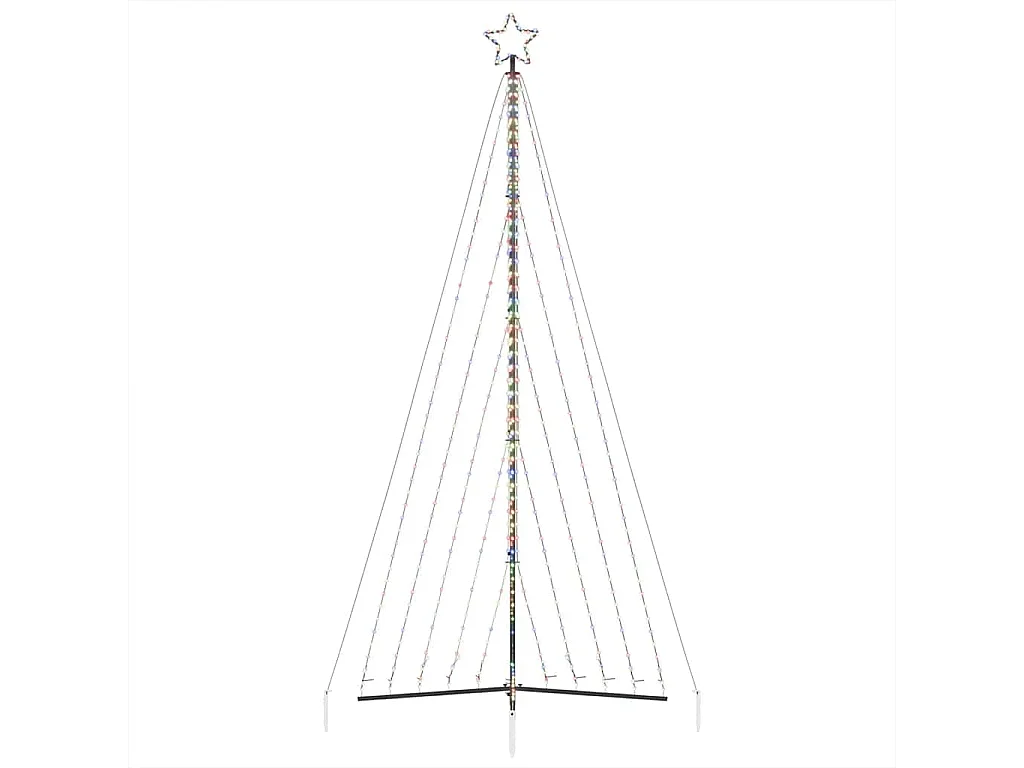LED-kerstboom 570 LEDs kleurrijk 399 cm