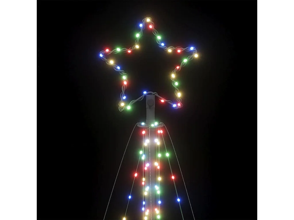 LED-kerstboom 570 LEDs kleurrijk 399 cm