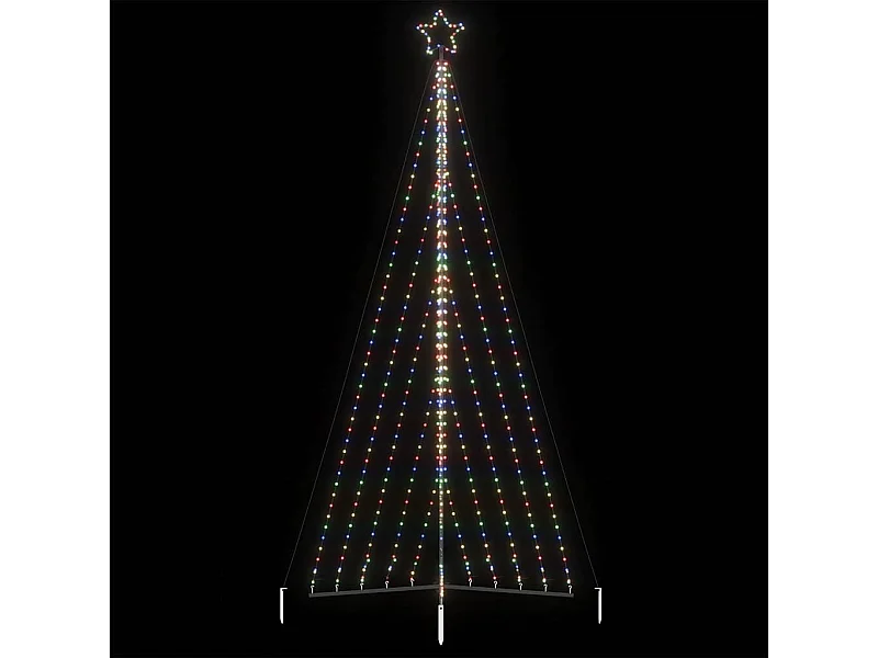 LED Weihnachtsbaum 570 LEDs Mehrfarbig 399 cm