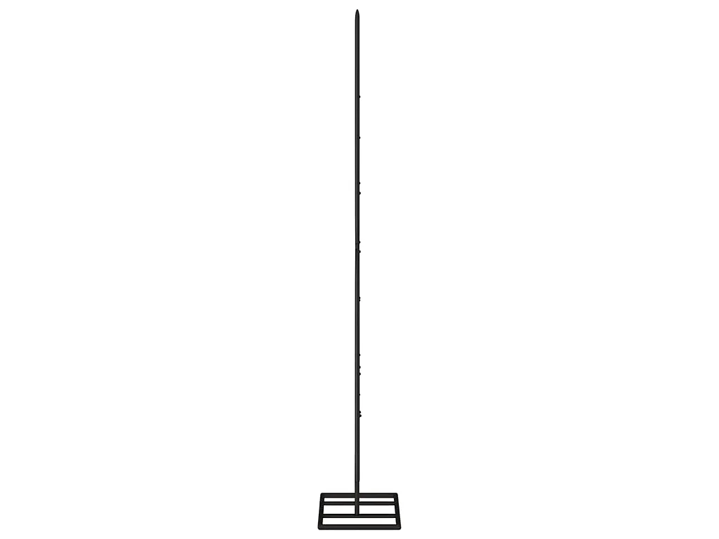 Kerstdecoratie kerstboom 125 cm metaal zwart