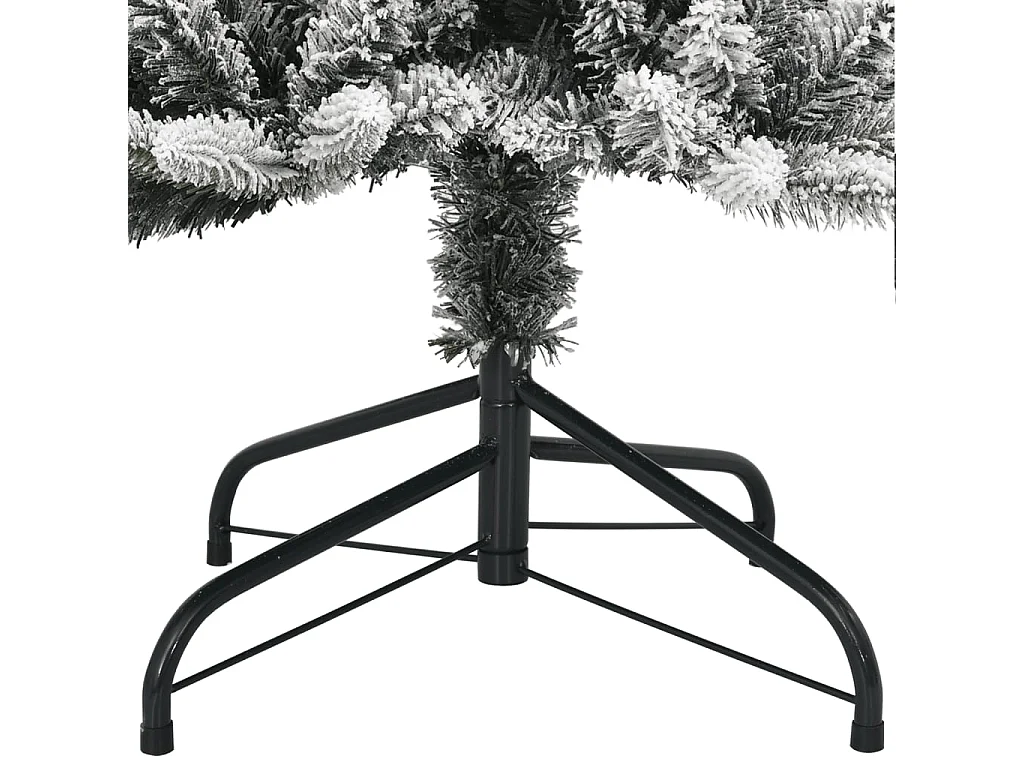 Kunstkerstboom met 150 LED's en sneeuw 120 cm