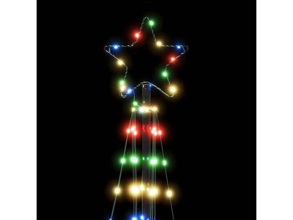 LED Weihnachtsbaum 363 LEDs Mehrfarbig 182 cm