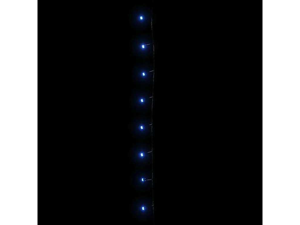 Lichtslinger met 2000 LED's blauw 200 m PVC