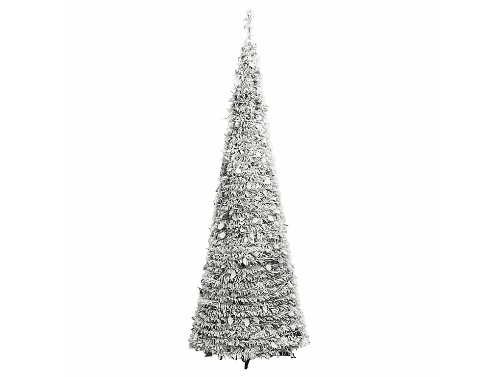 Kunstkerstboom pop-up met sneeuw 100 LED's 150 cm
