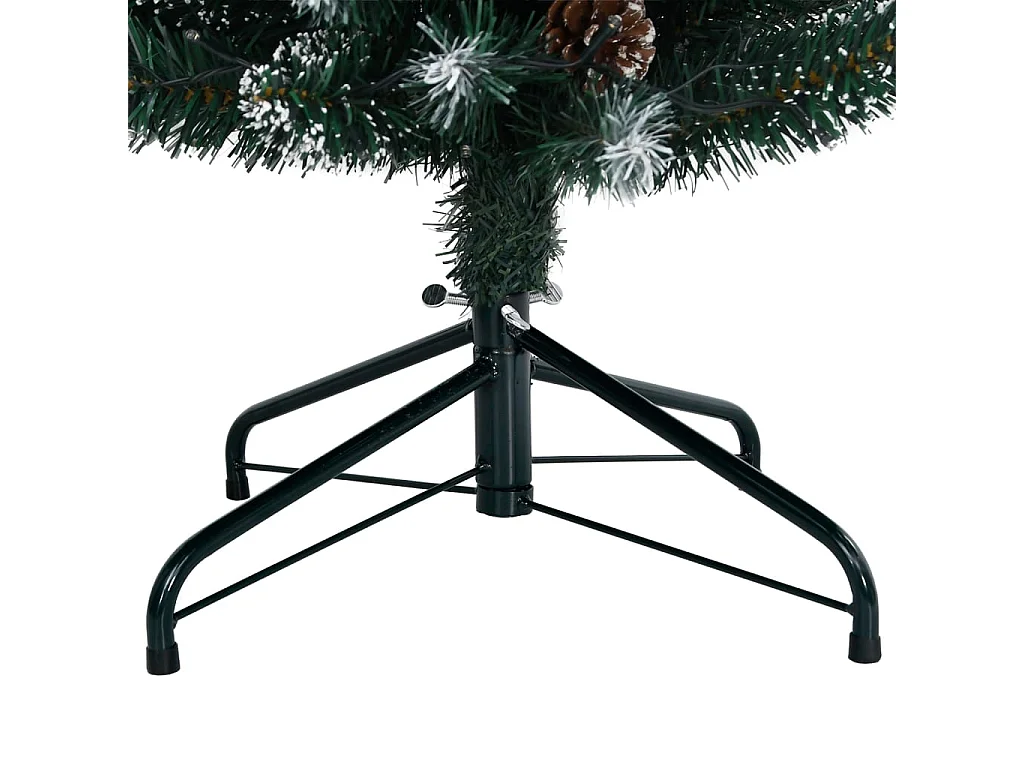 Árbol de Navidad artificial estrecho 150 LEDs 150 cm