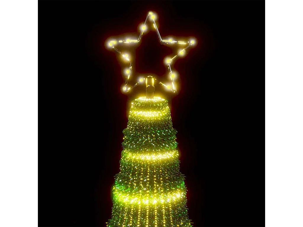 LED-kerstboom 475 LEDs warm wit 247 cm