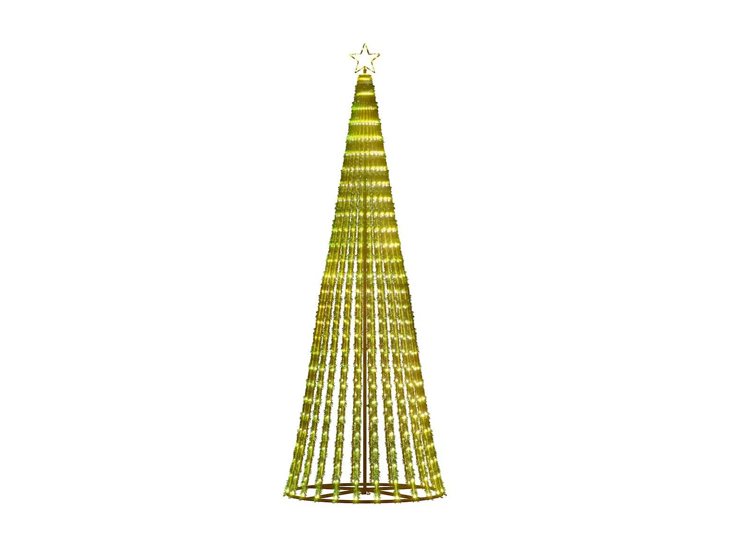 Sapin de Noël à LED 475 LED blanc chaud 247 cm