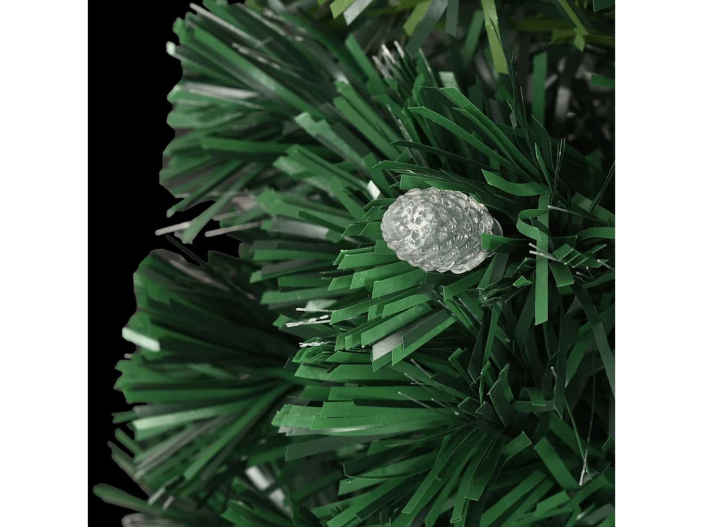 Árvore de Natal pré-iluminada c/ suporte e LED 150 cm fibra ótica