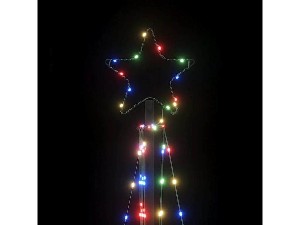 LED-kerstboom 339 LEDs kleurrijk 187 cm