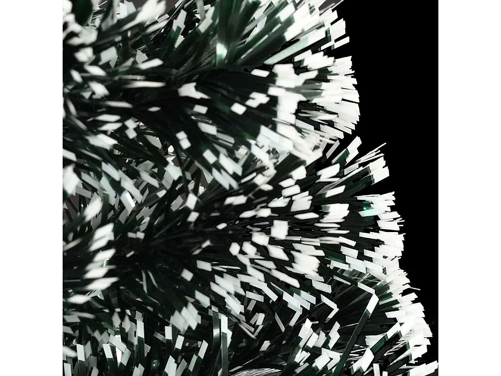 Vorbeleuchteter Weihnachtsbaum mit Ständer und LED 240 cm Glasfaser