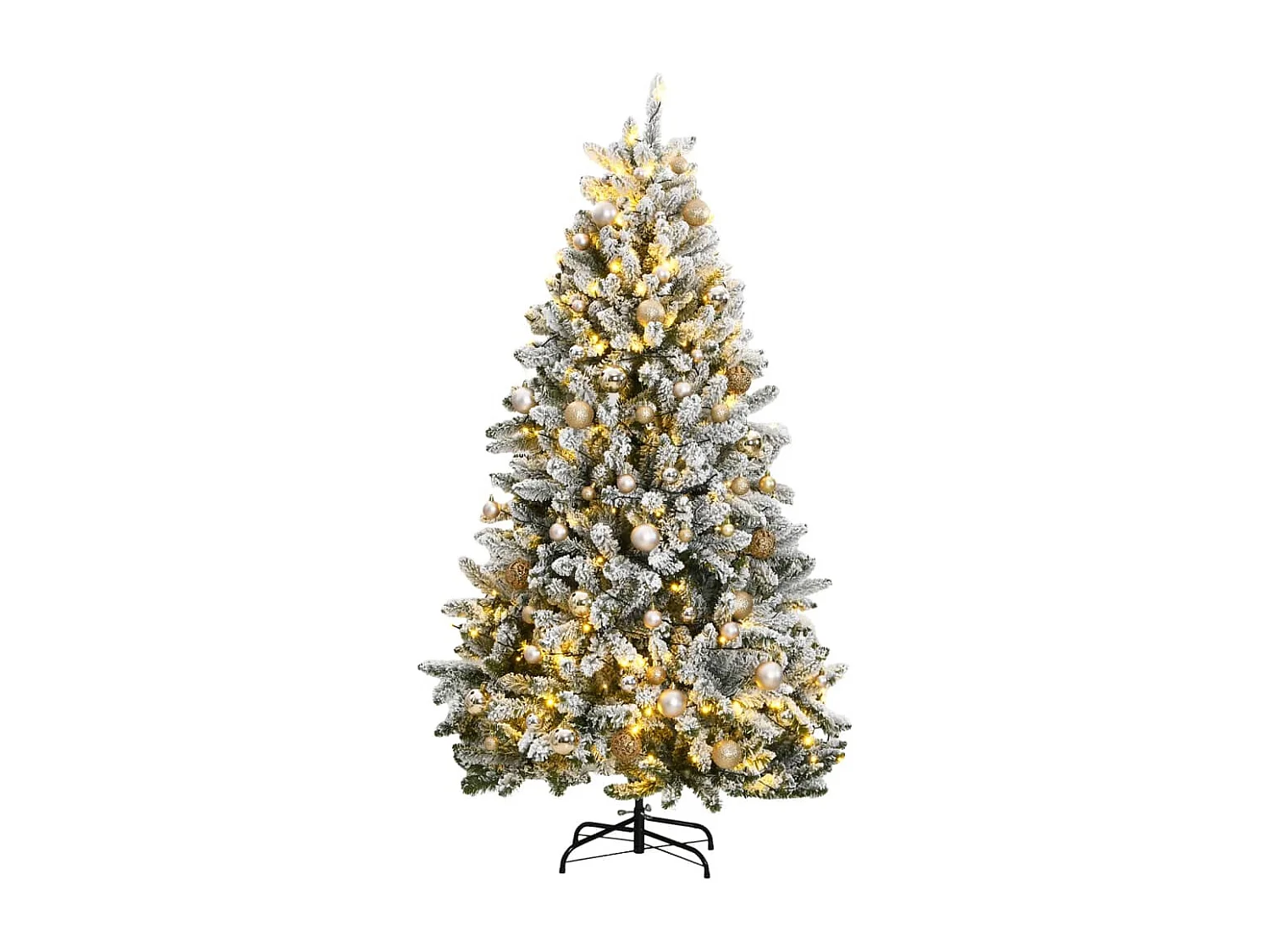 Sapin de Noël artificiel articulé 300 LED et boules 300 cm