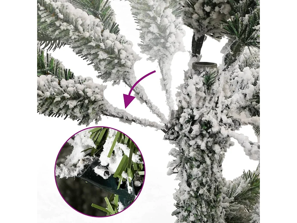 Sapin de Noël artificiel articulé 300 LED et boules 300 cm