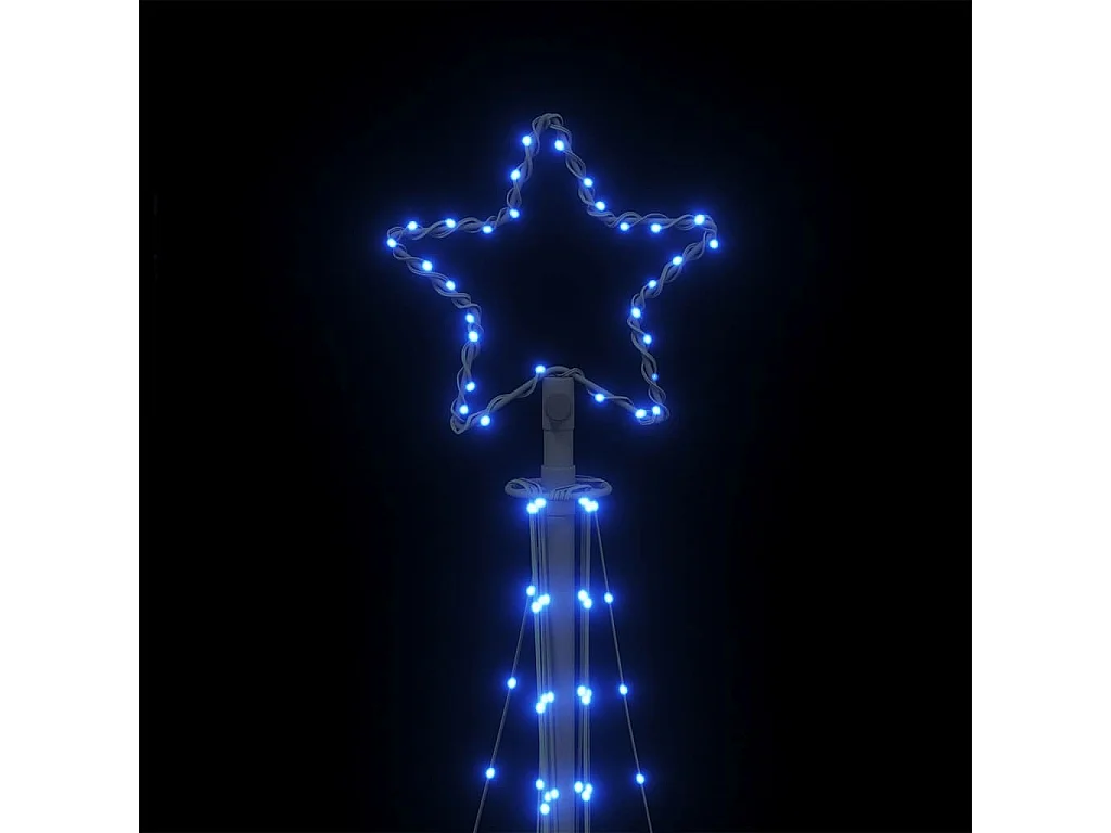 Sapin de Noël à LED 447 LED bleu 249 cm