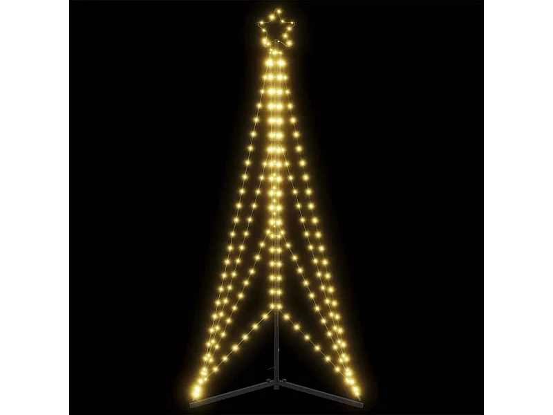 LED-kerstboom 363 LEDs warm wit 182 cm