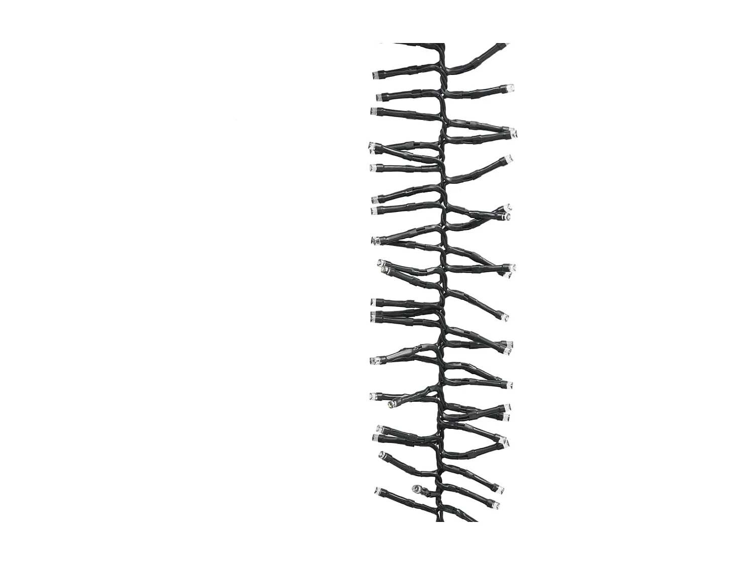 Cordão de luzes agrupadas 400 luzes LED PVC branco frio