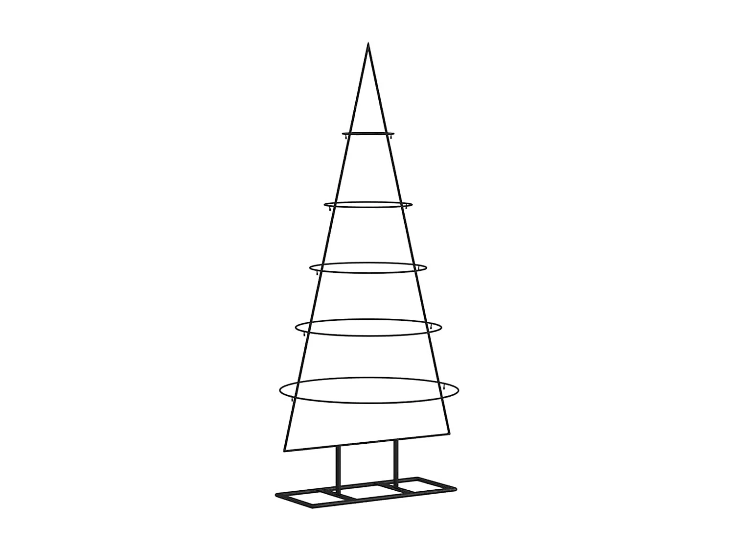 | Metalen kerstboom | met standaard 125 cm Poedergecoat staal