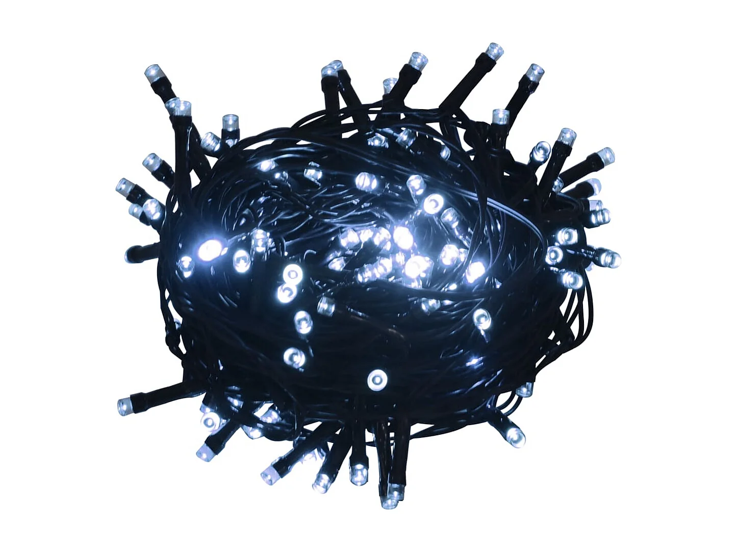 Guirlande LED avec 300 LED Blanc froid 30 m PVC