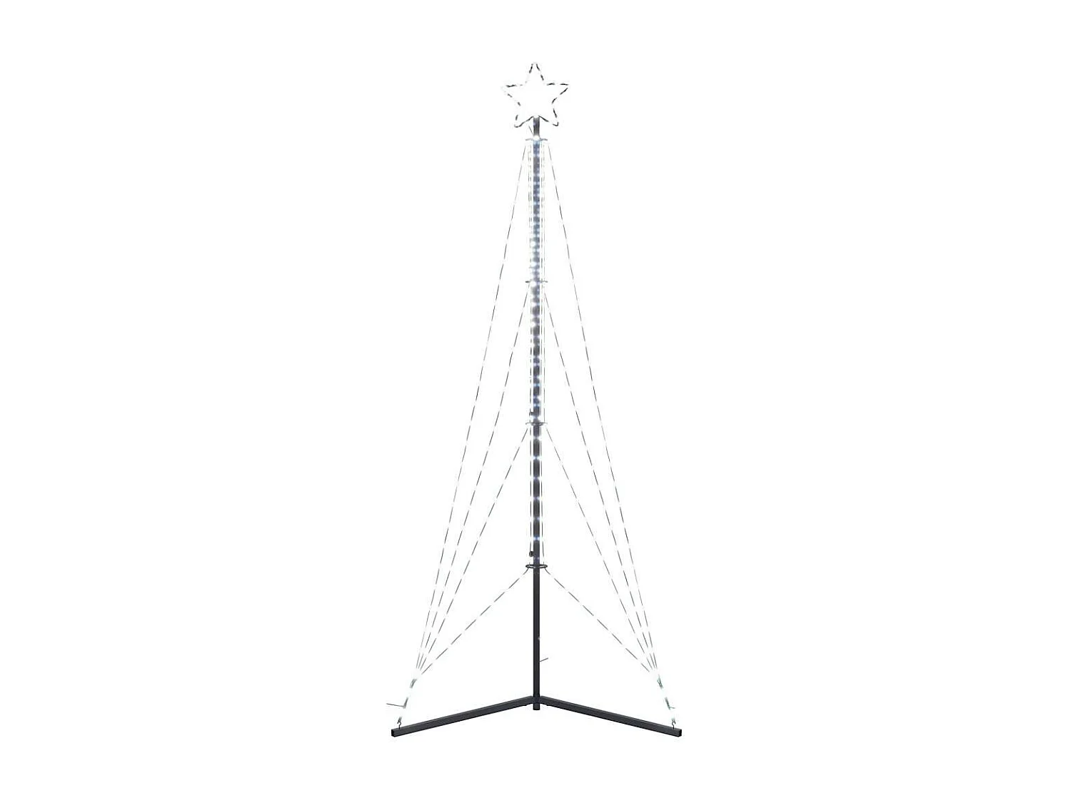 Sapin de Noël à LED 483 LED blanc froid 240 cm