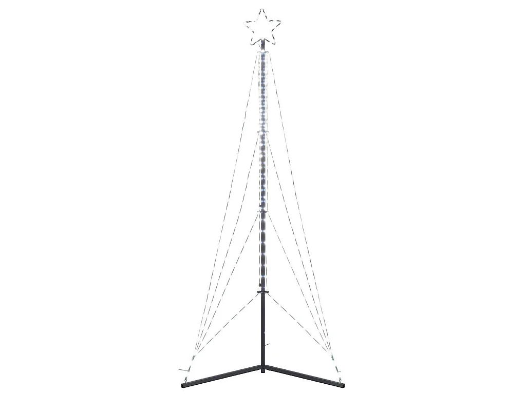Sapin de Noël à LED 483 LED blanc froid 240 cm