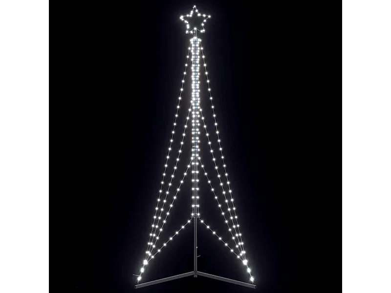 Sapin de Noël à LED 483 LED blanc froid 240 cm