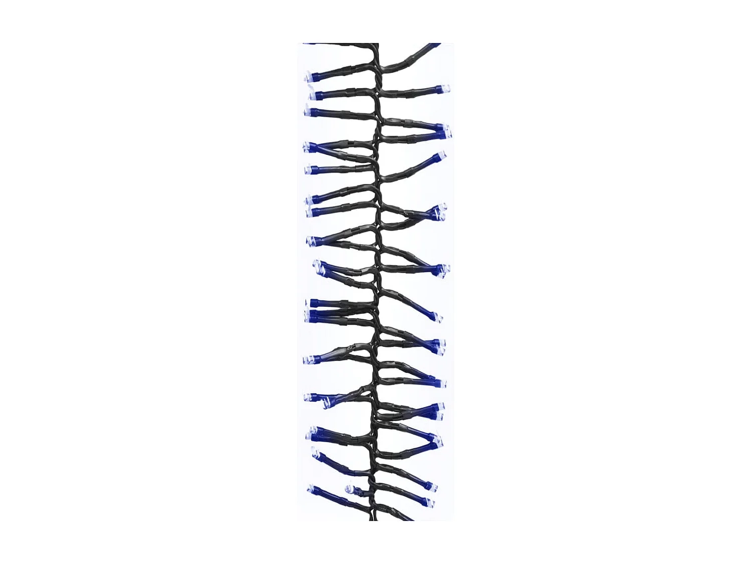 Cordão de luzes agrupadas 2000 luzes LED PVC azul
