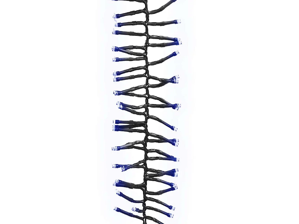 Tira de luces de racimo con 2000 LED PVC azul
