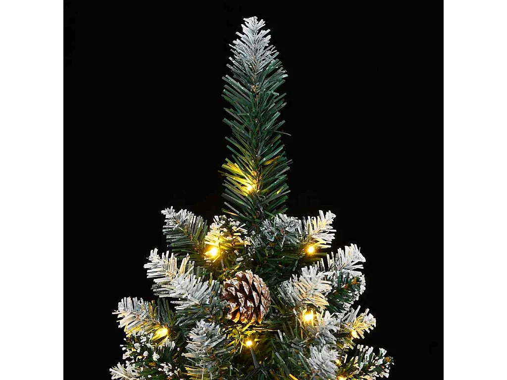 Kunstkerstboom smal met 300 LED's 180 cm
