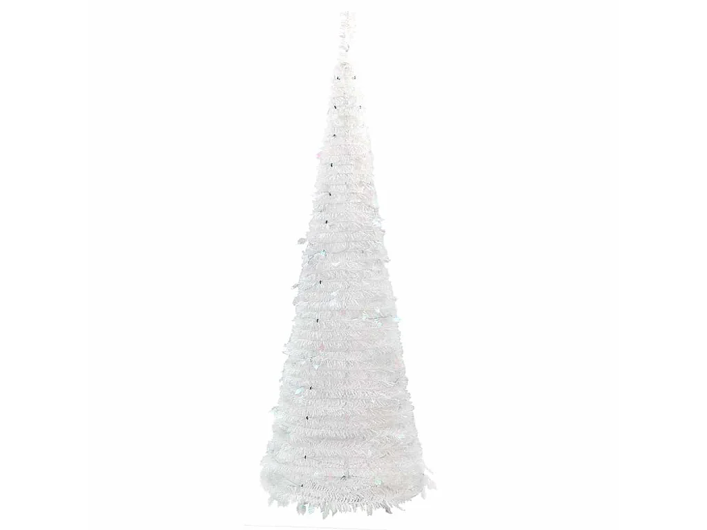 Kunstkerstboom pop-up 200 LED's 210 cm wit