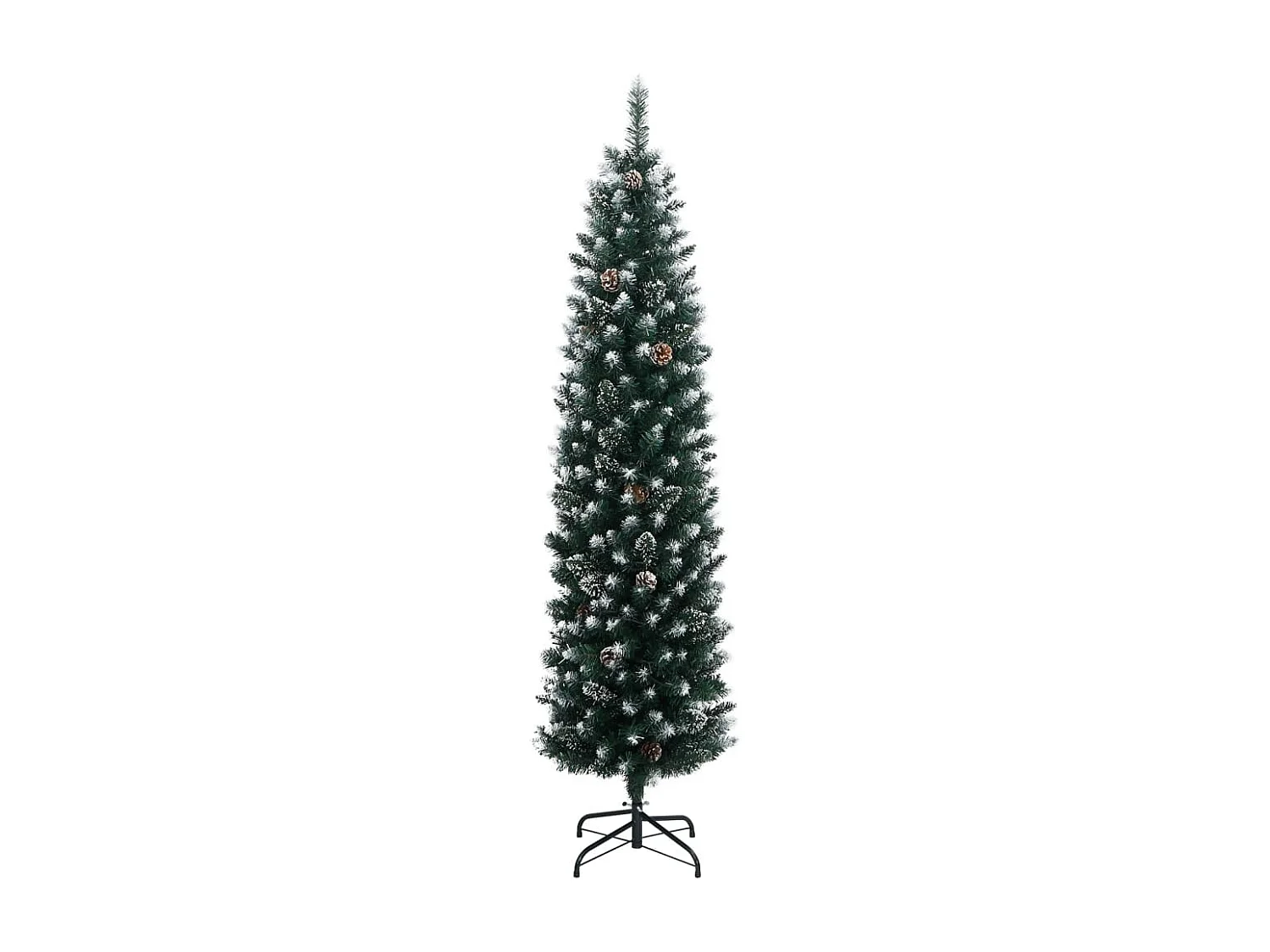 Albero di Natale Artificiale Sottile 300 LED 240 cm