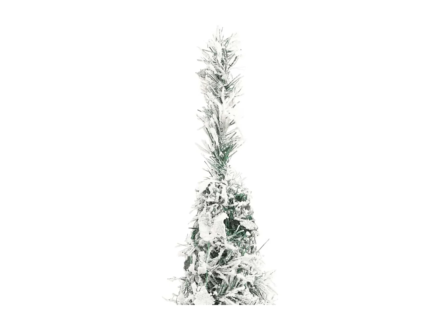 Sapin de Noël artificiel escamotable avec neige floquée 200 LED