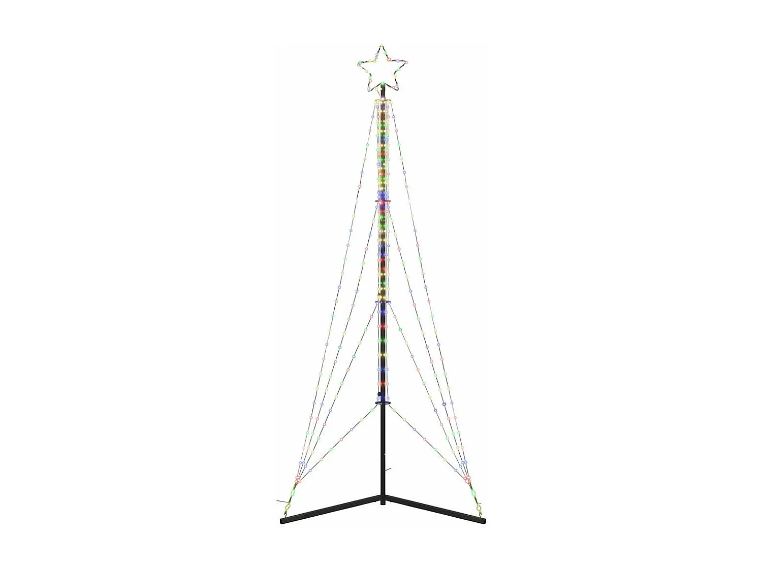 Albero di Natale a LED 483 LED Colorato 240 cm