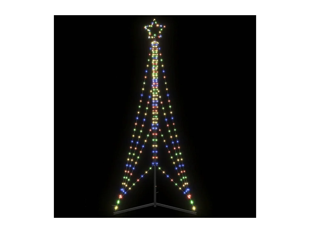 LED Weihnachtsbaum 483 LEDs Mehrfarbig 240 cm