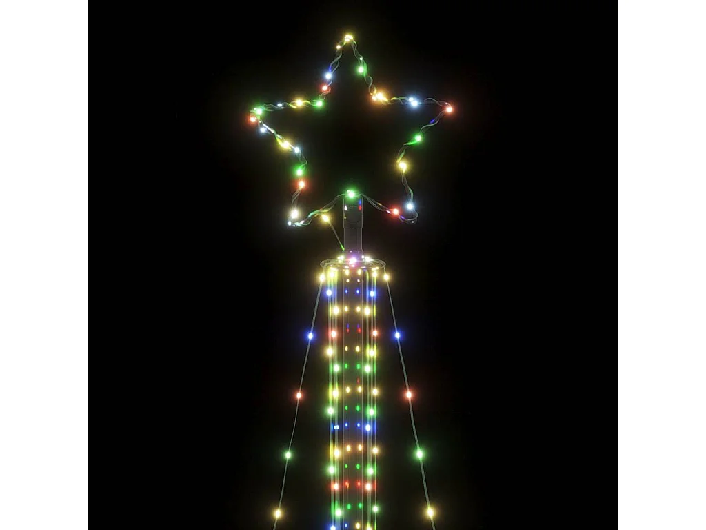 Albero di Natale a LED 483 LED Colorato 240 cm