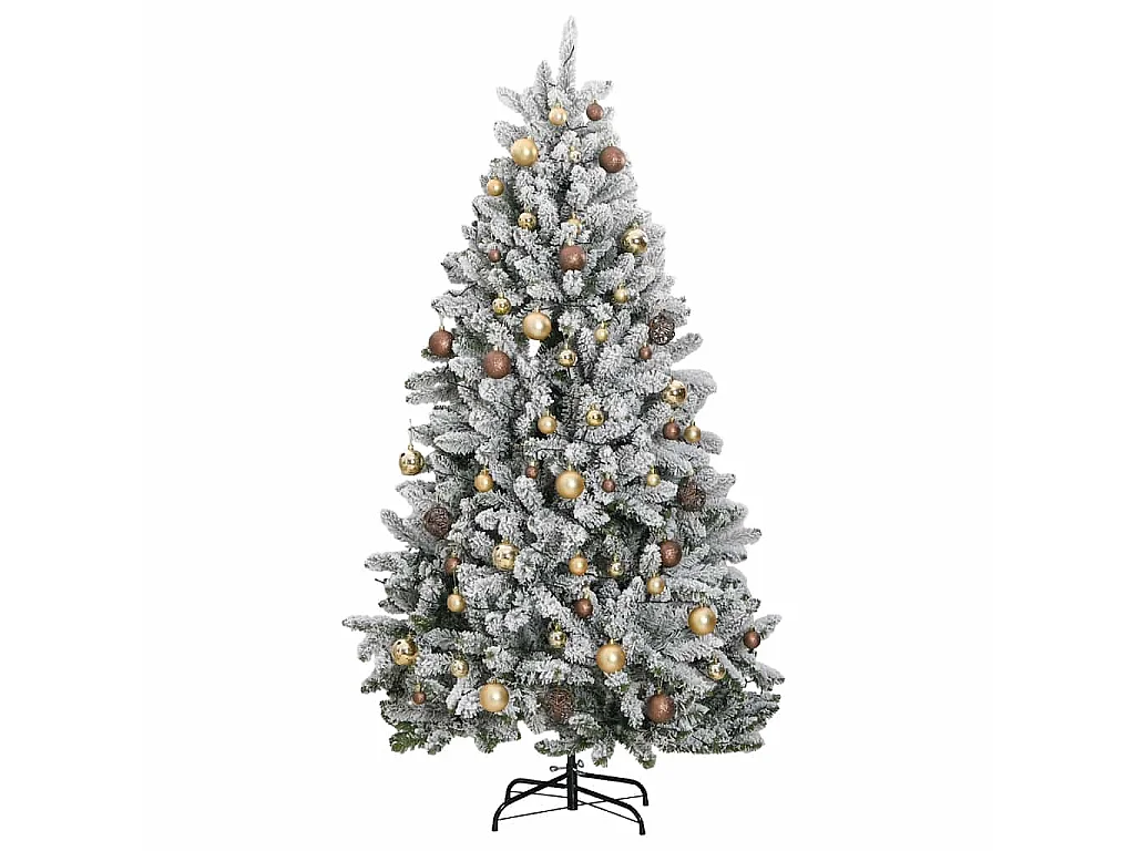 Sapin de Noël artificiel articulé 300 LED et boules 240 cm