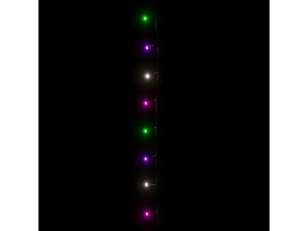 Lichtslinger met 1000 LED's pastel meerkleurig 100 m PVC