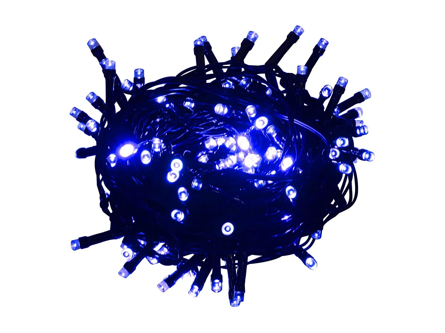 Tira de luces con 300 LED PVC azul 30 m