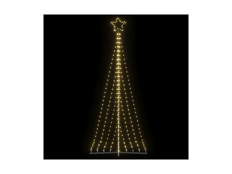 LED-kerstboom 447 LEDs warm wit 249 cm
