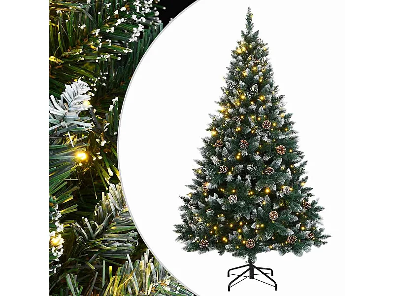 Sapin de Noël artificiel 150 LED 120 cm