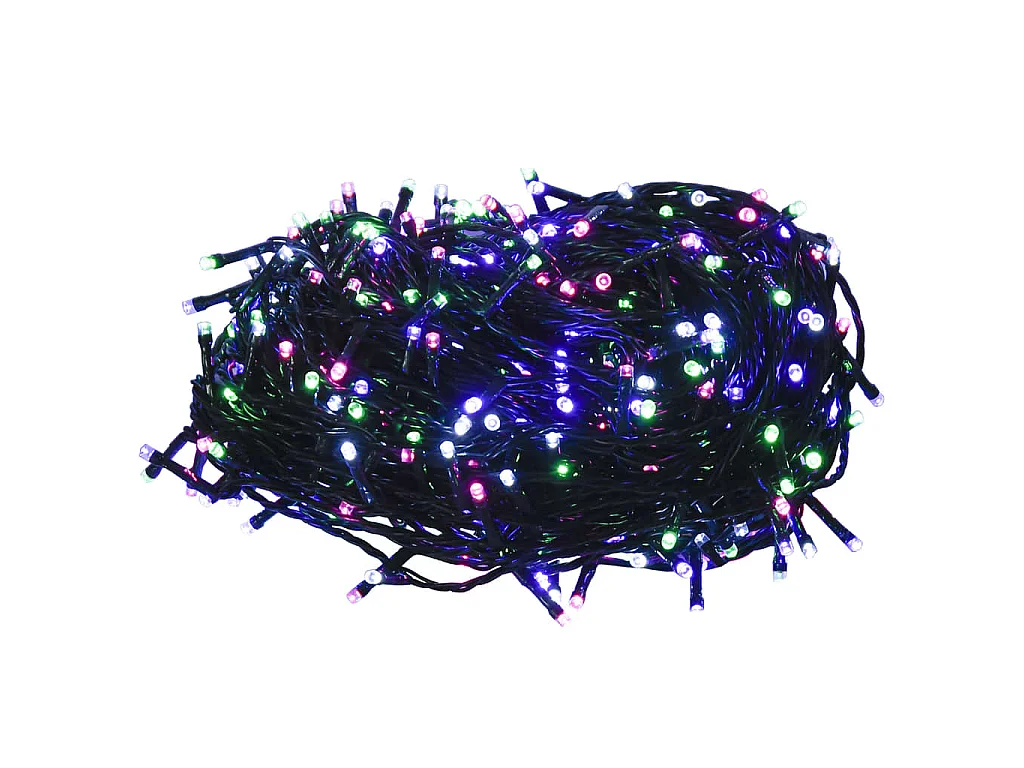 Guirlande LED avec 400 LED Multicolore pastel 40 m PVC