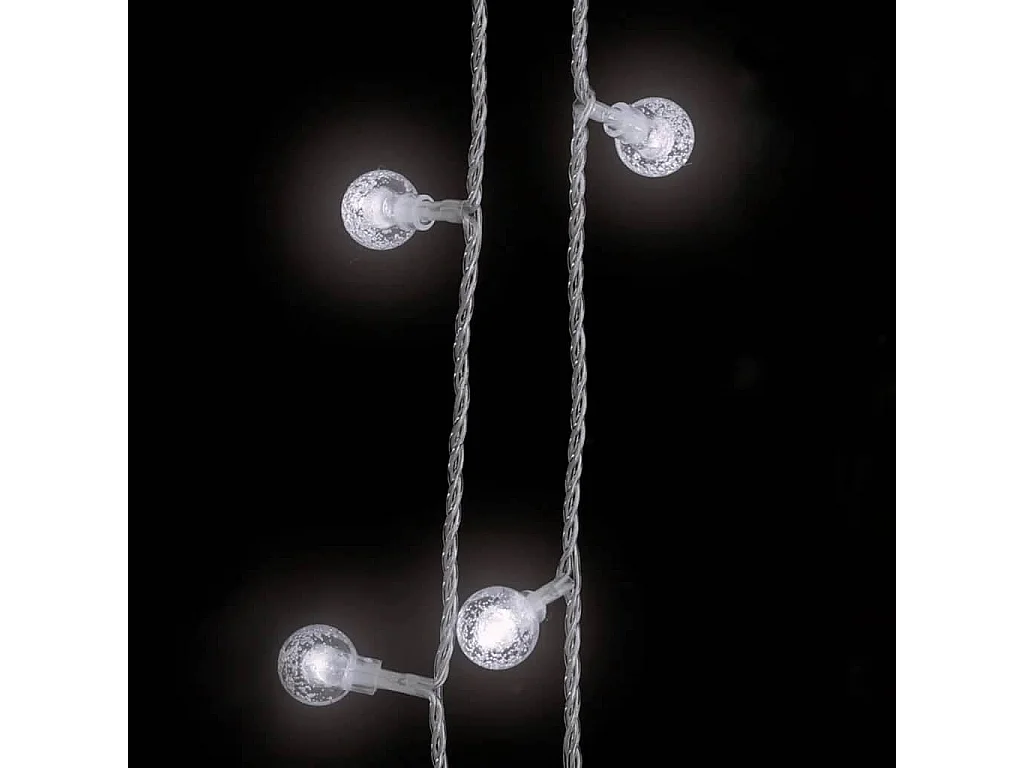Guirlande lumineuse Globe 20 m 200 LED Blanc froid 8 fonctions