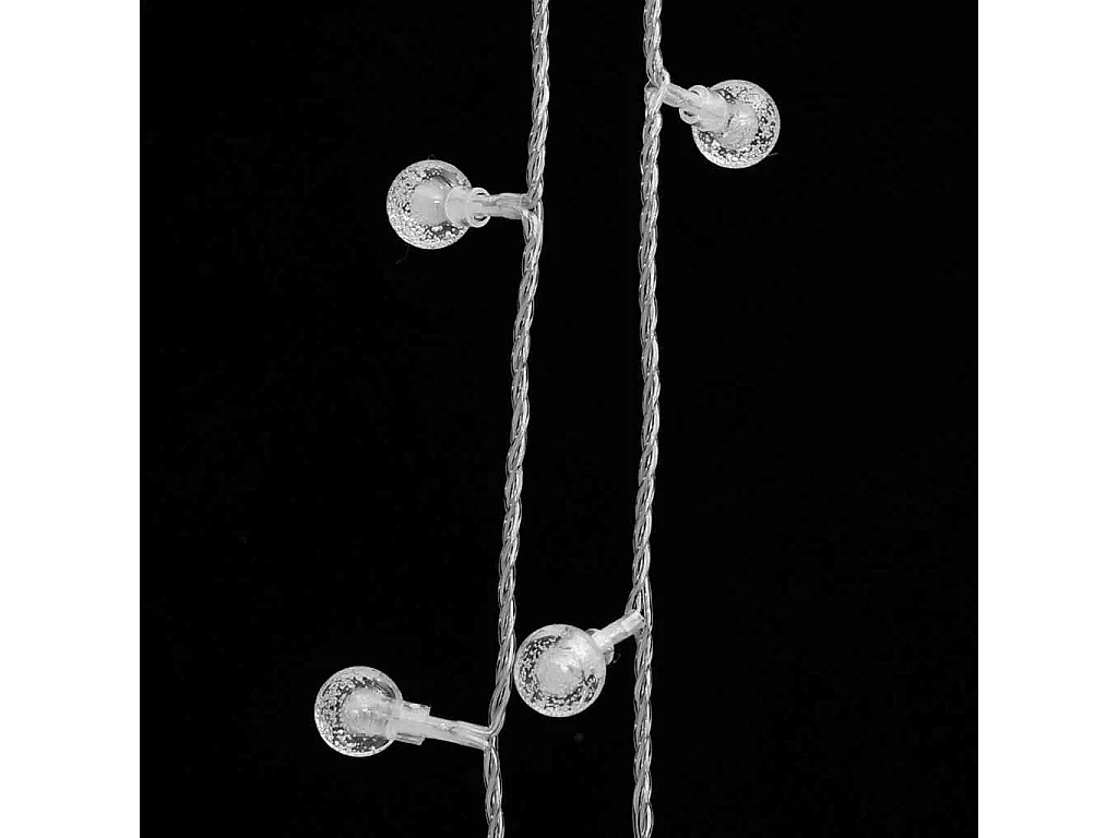 Guirlande lumineuse Globe 20 m 200 LED Blanc froid 8 fonctions