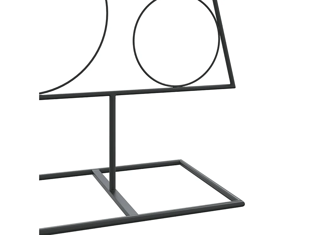 Kerstdecoratie kerstboom 150 cm metaal zwart