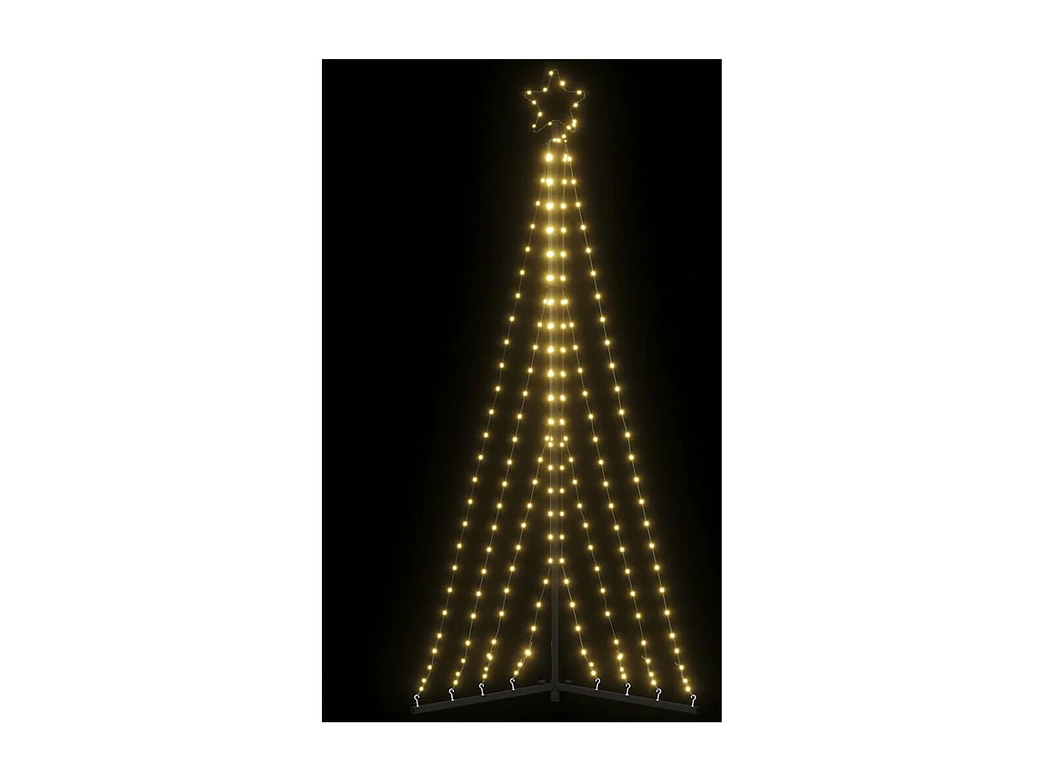 LED Weihnachtsbaum 339 LEDs Warmweiß 182 cm