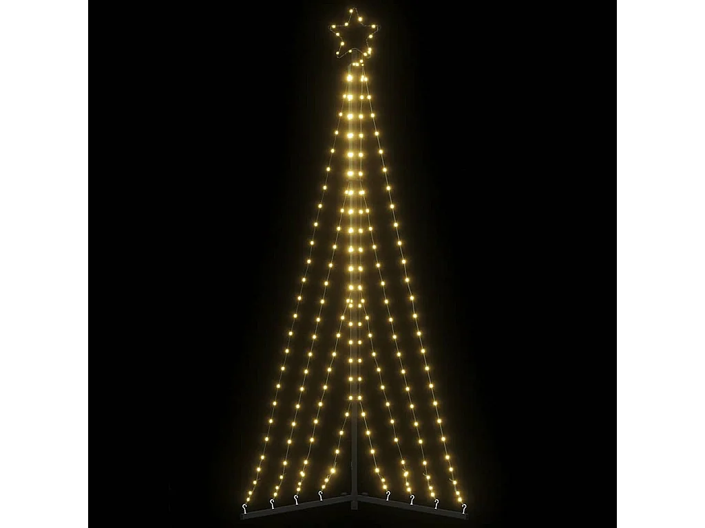 LED-kerstboom 339 LEDs warm wit 182 cm