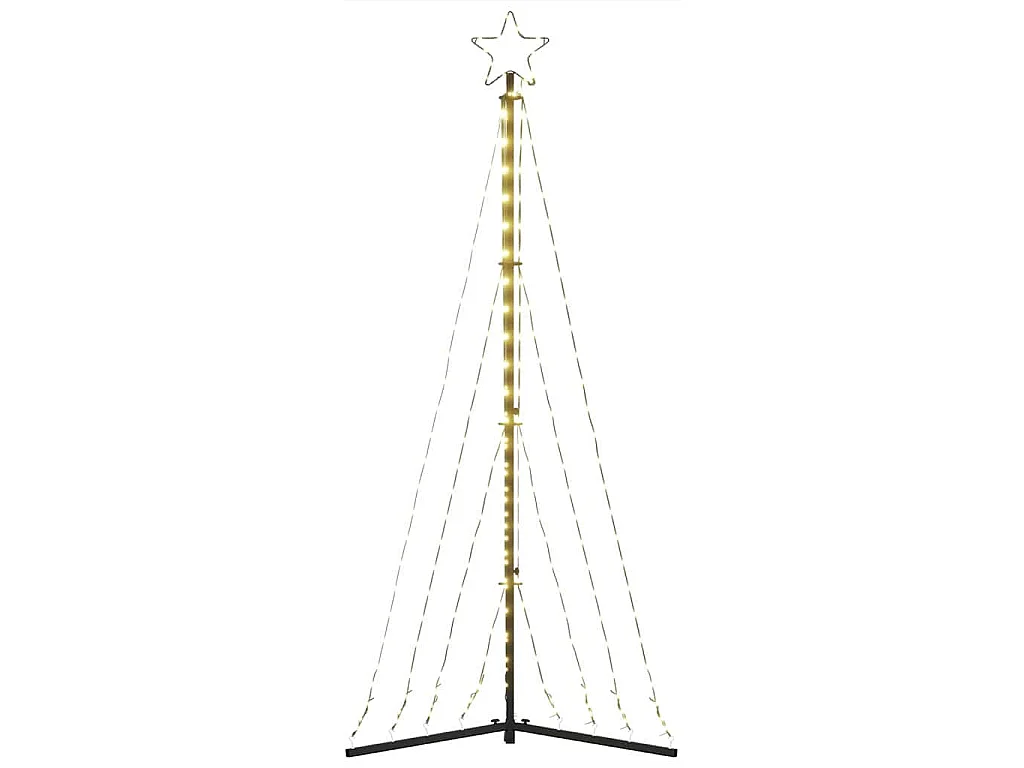 LED-kerstboom 339 LEDs warm wit 182 cm